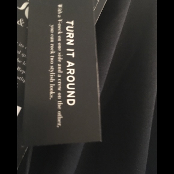 Top turn around. Could be worn either way studied - Picture 1 of 3